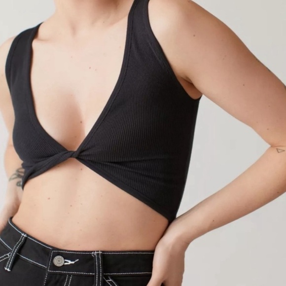 Urban Outfitters Out From Under Twist Tank (Black, Tan, M/L) - Picture 14 of 16